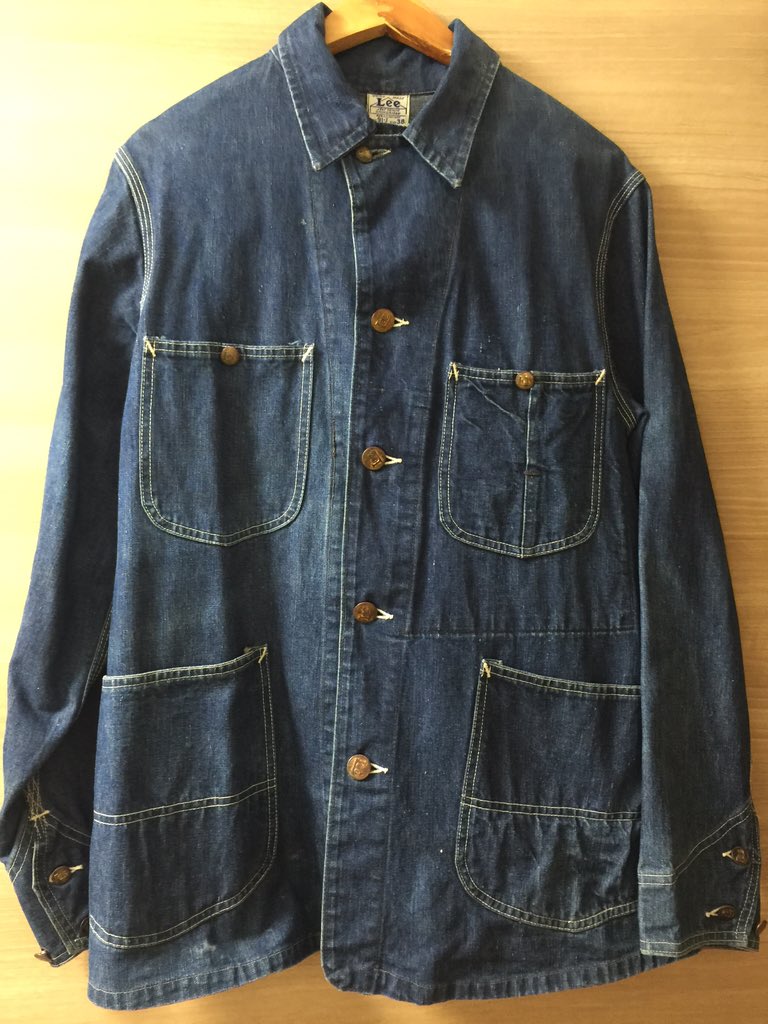 30-40年代 Lee デニムカバーオール 91-J ハウスマーク サイズ38
