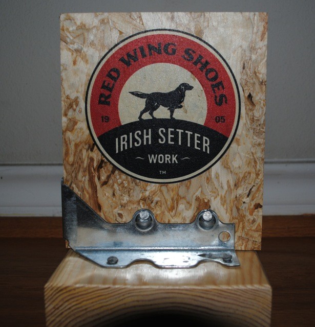 希少 レッドウイング米販売店 卓上アイリッシュセッター ディスプレイ サイン