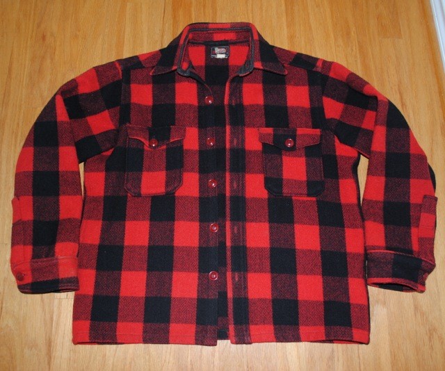 50年代 Woolrich ウール シャツ ジャケット