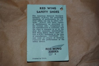 ANSI Safe Toe Tag