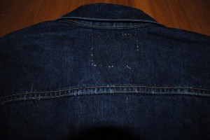 Back shoulder area