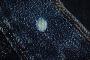 white spot on right cuff