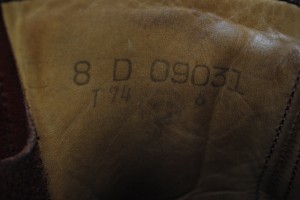 size and manufactured year stamp