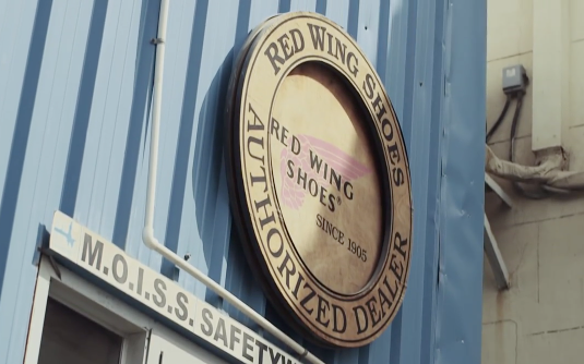 MOISS is Red Wing Middle East Authorized Dealer Red Wing Authorized Dealer Sign